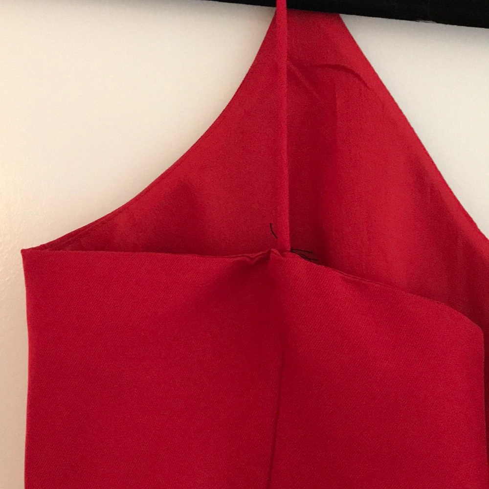 Red Mini Event Dress - Picture 6 of 6
